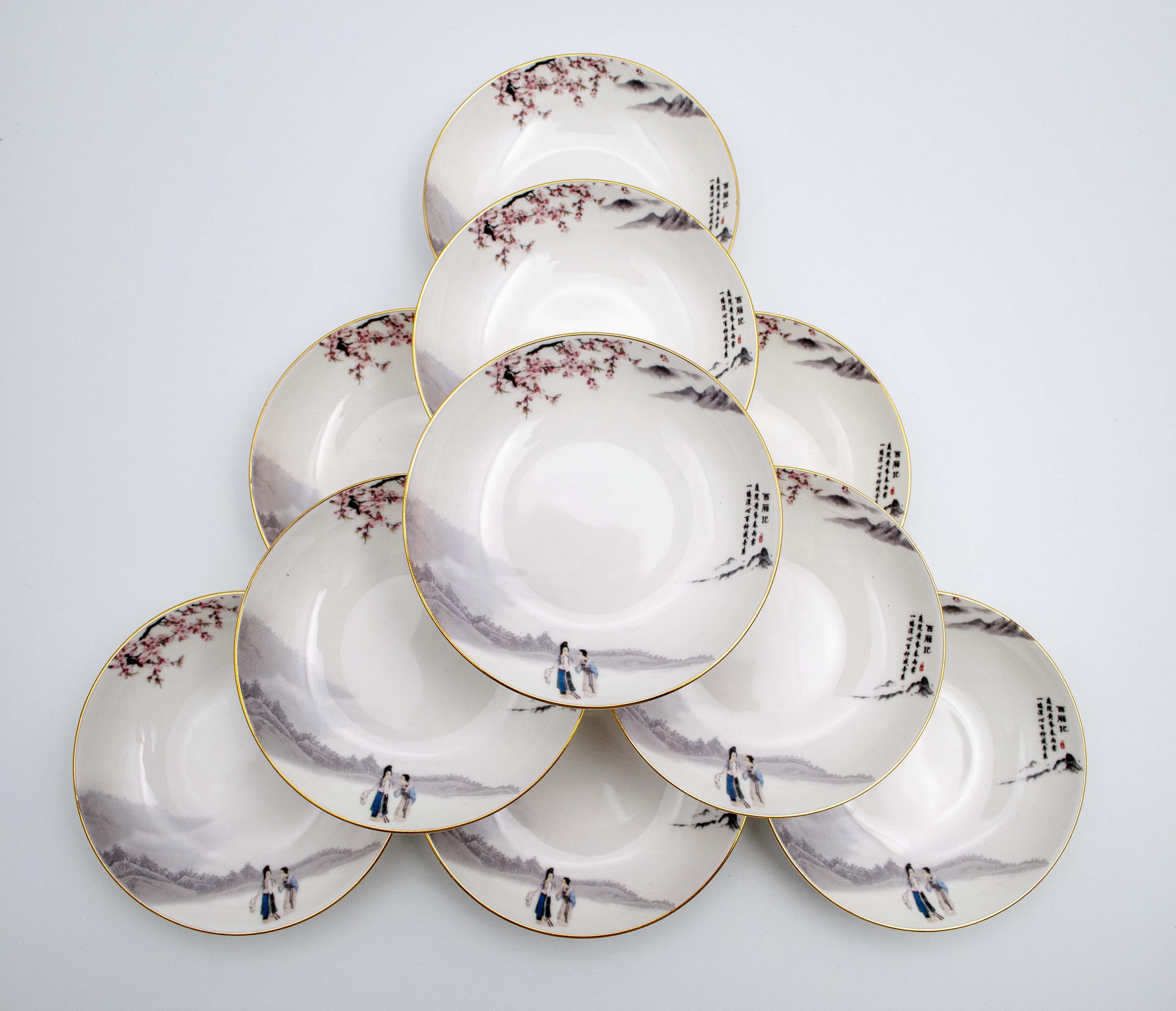 西厢记主题系列68件套餐具