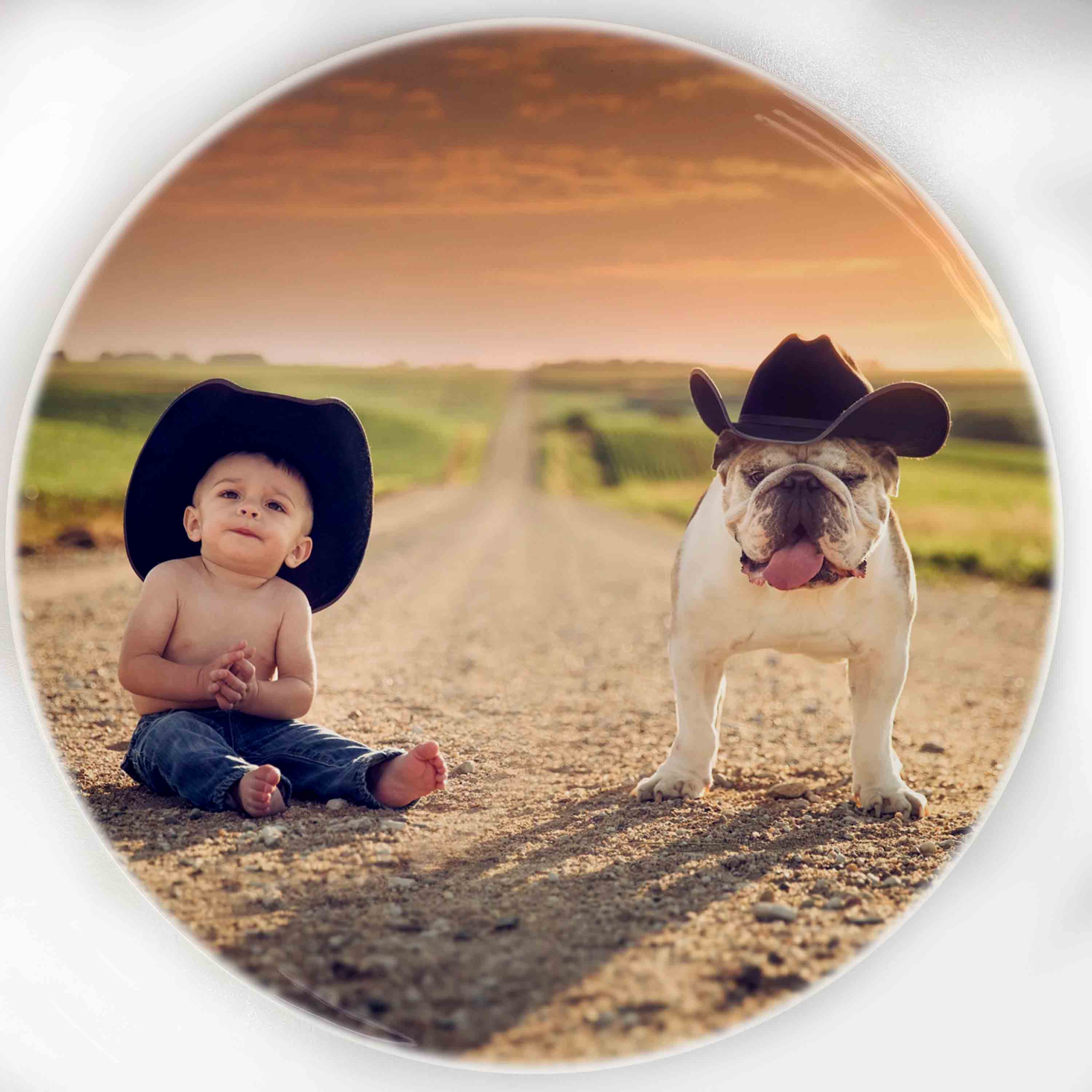 瓷像专业订制 风景 动物 人物来图定做